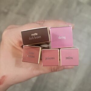 Matte Dark Brown Lipstick by [Brand]